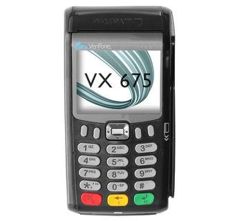 VeriFone VX 675 CTLS 3G (мобильный, подключение через SIM-карту, бесконтактный считыватель)